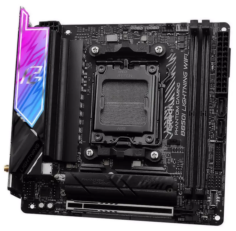 Informático Somosaguas Pozuelo de Alarcón - Montaje Placa Base ASRock B850I Lightning WIFI Somosaguas Pozuelo de Alarcón